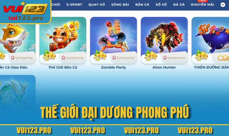 Thế giới đại dương phong phú
